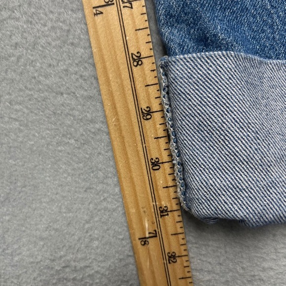 Anthropologie PILCRO Austyn High  Rise Cuffed Wide Leg Jeans Women 26 Relaxed - Picture 4 of 11